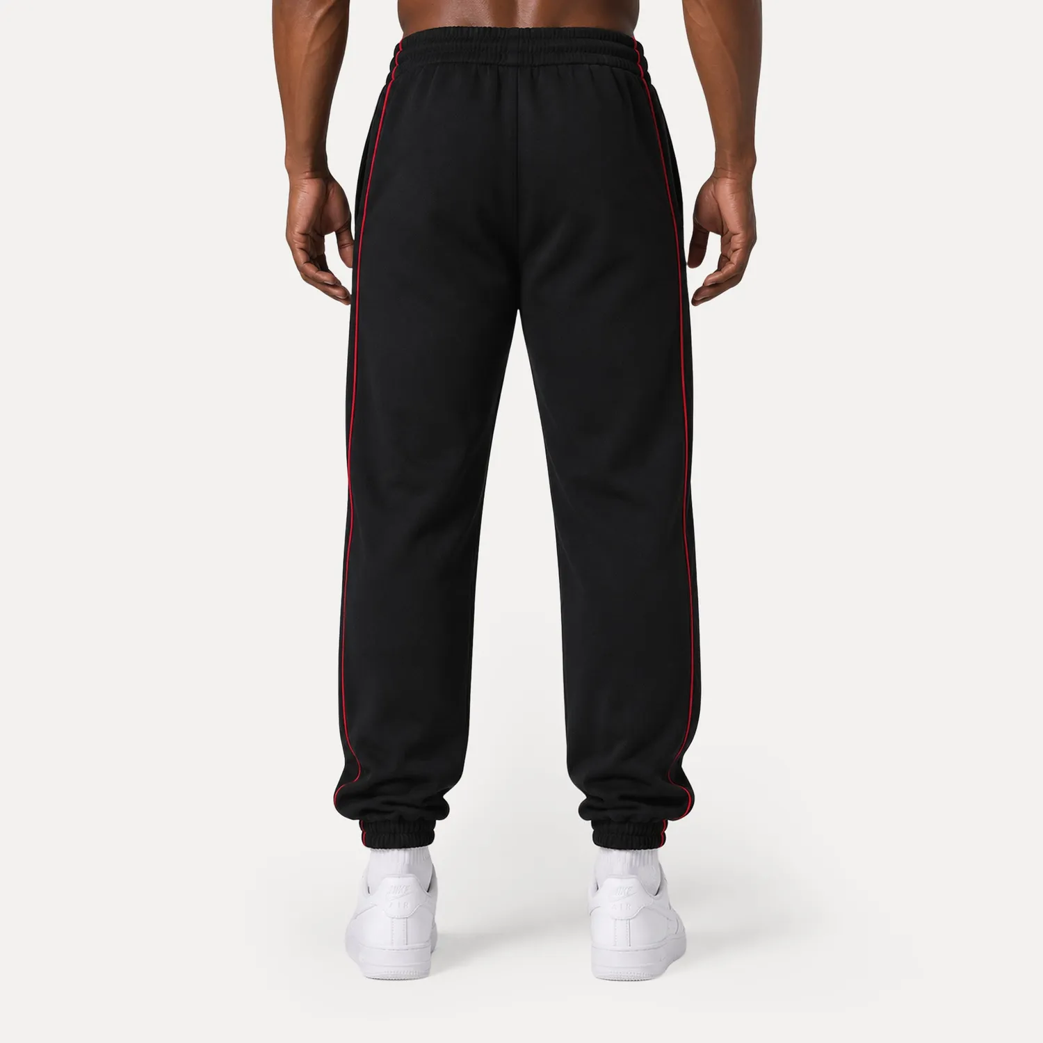 Smilodox x FILA Iseo Jogginghose Schwarz Regular Fit