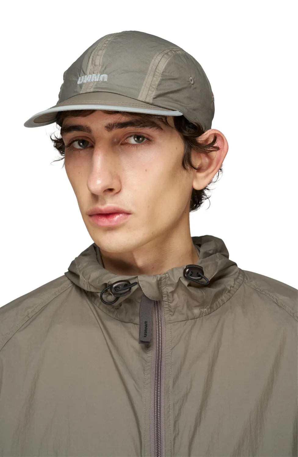UNNA Smiles Run Laufjacke Herren Stone Grey Winddicht
