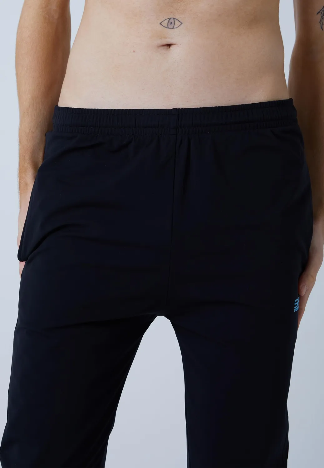SPORTKIND Trainingshose Reiverschluss schwarz 158 slim