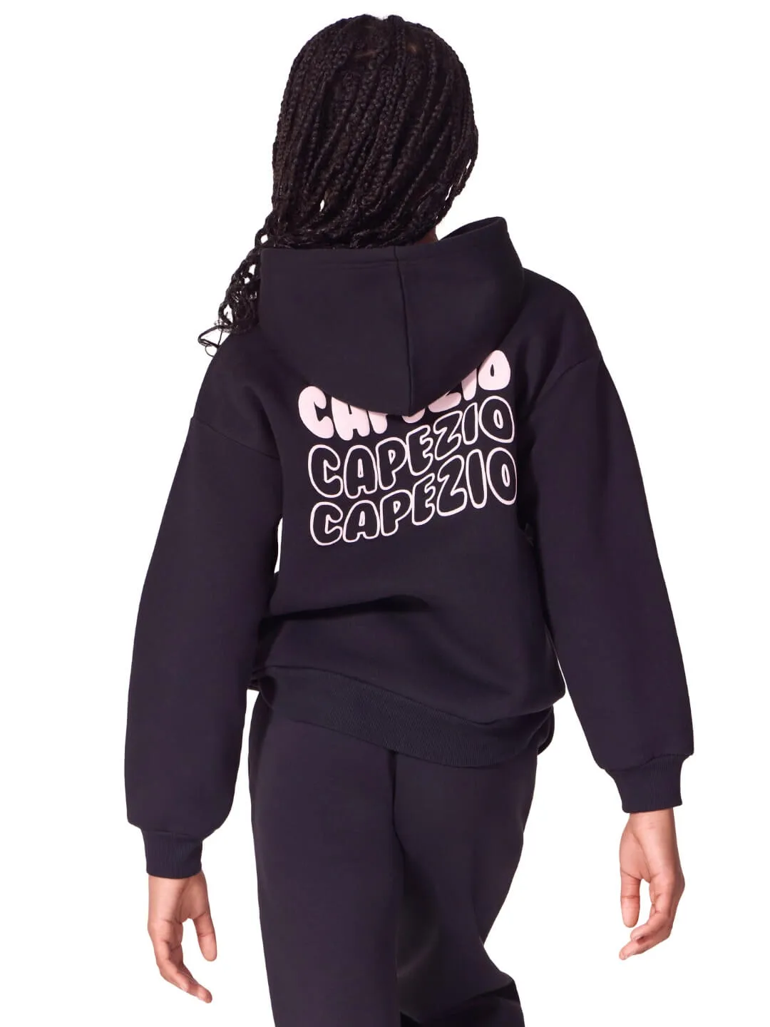 Capezio F12559C Jet Setter Momentum Hoodie Kinder Schwarz