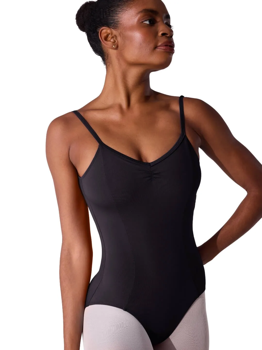 Capezio Essentials ES1001W Camisole Leotard Navy V-Ausschnitt