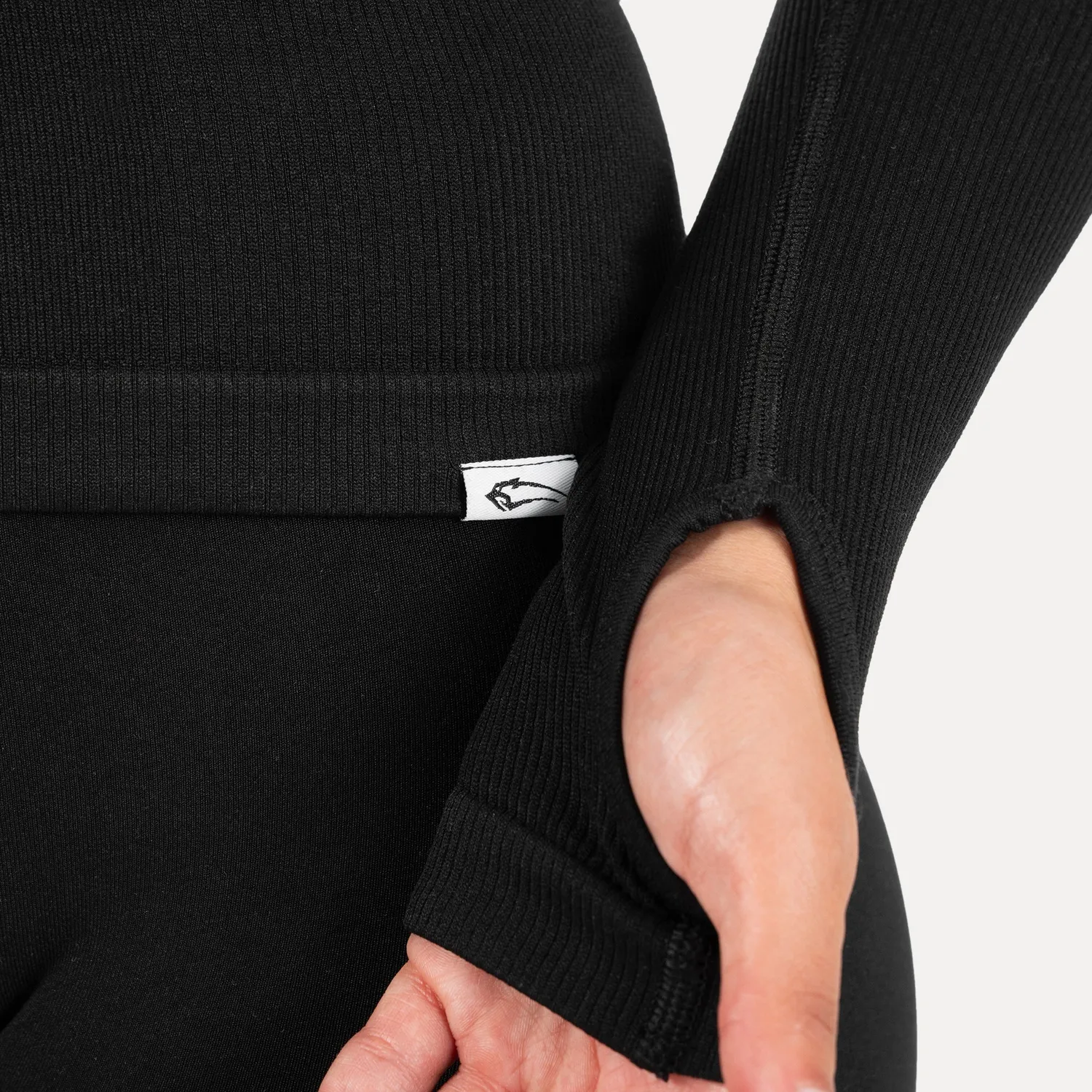 Smilodox Revia Trainingsjacke Schwarz Slim Fit