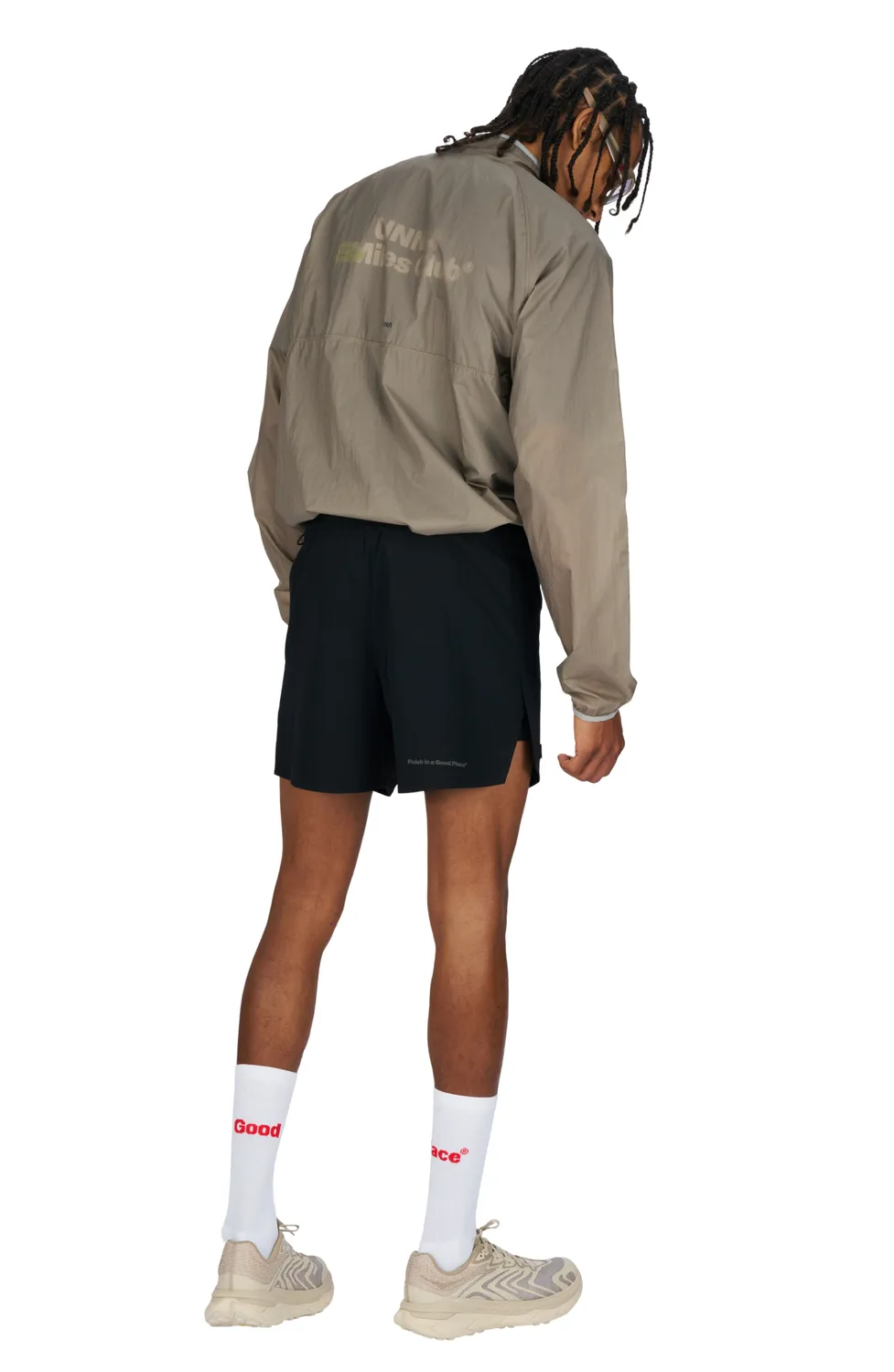 UNNA Smiles Windstopper Laufanorak Stone Grey winddicht