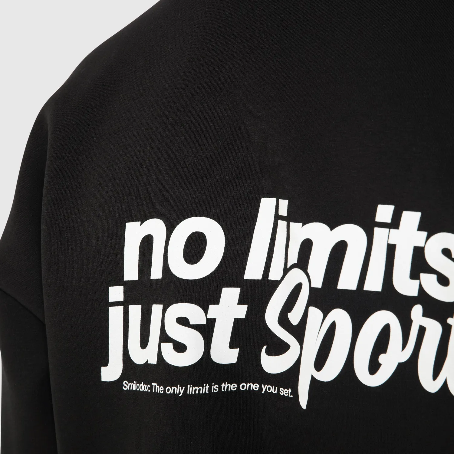 Smilodox Sorea Fortes Hoodie Schwarz Oversize