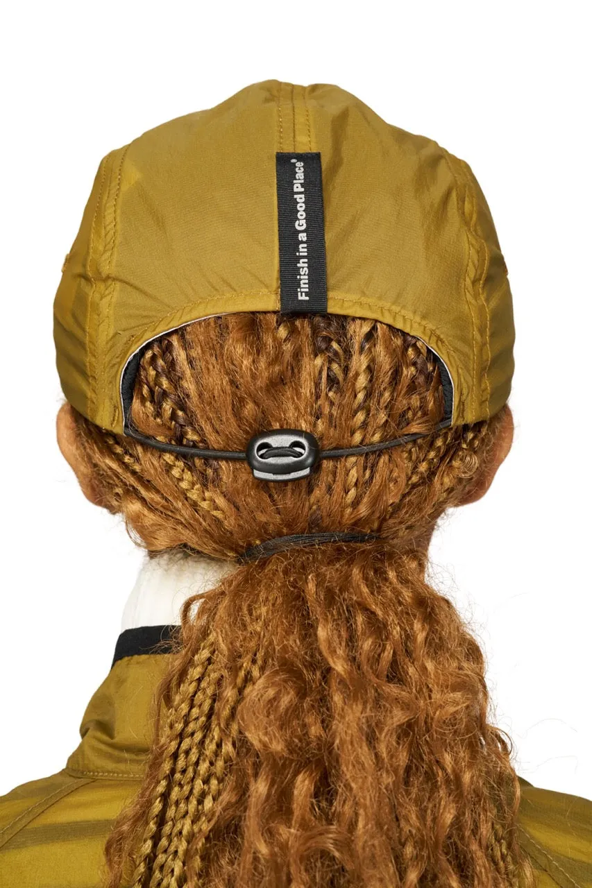 UNNA Jogging Cap Kappe Gold Olive wasserabweisend