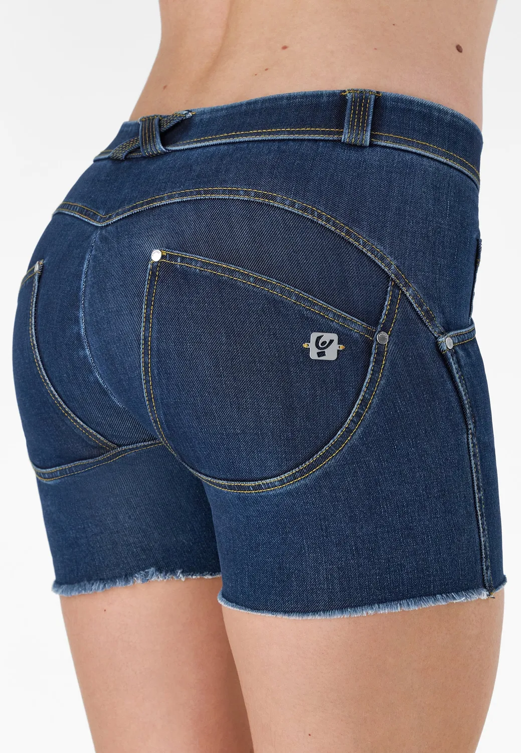 Freddy WR.UP Push-up Denim Shorts dunkelblau