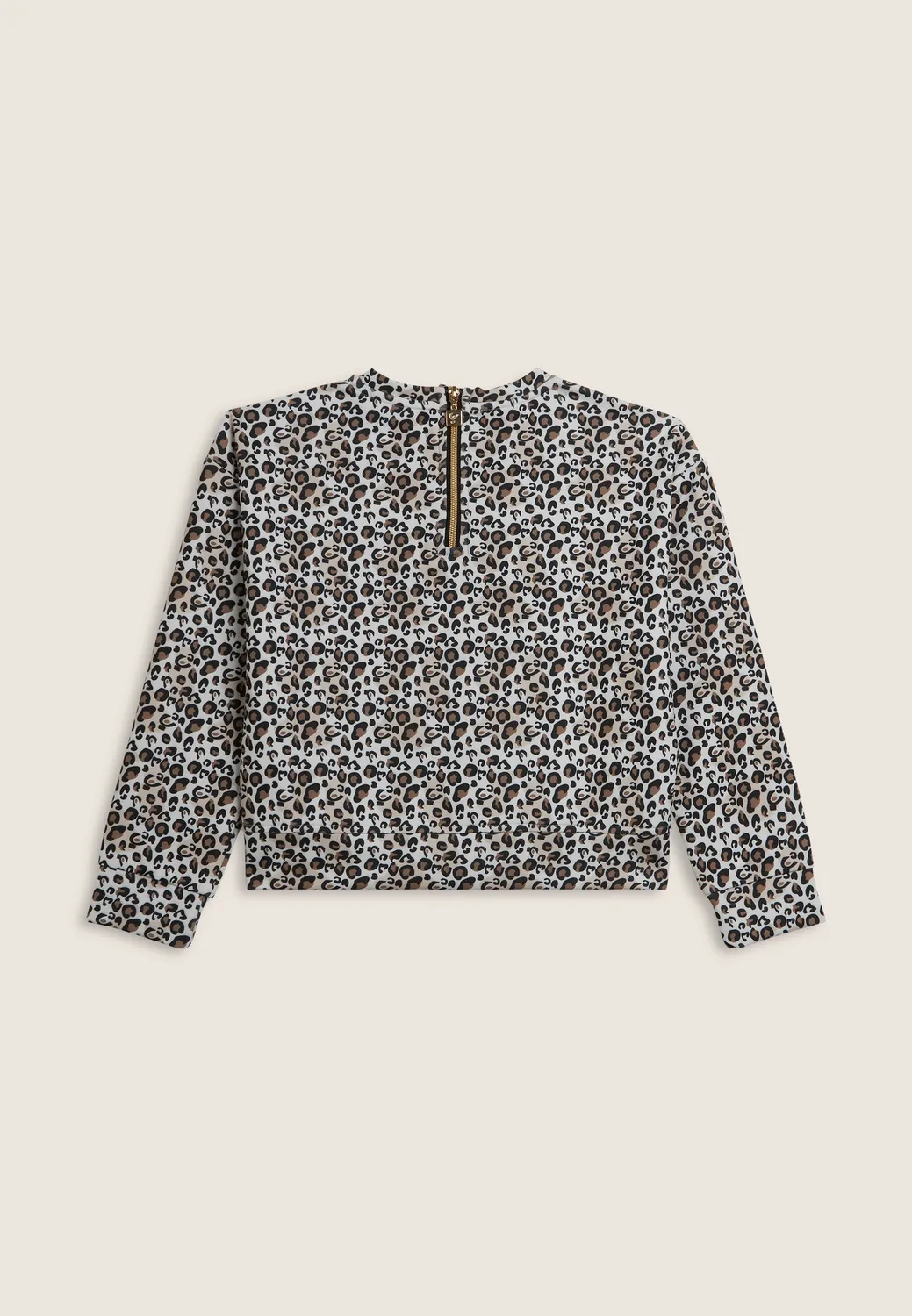 Freddy Cropped Sweatshirt Animalier Kinder Multicolor Reissverschluss