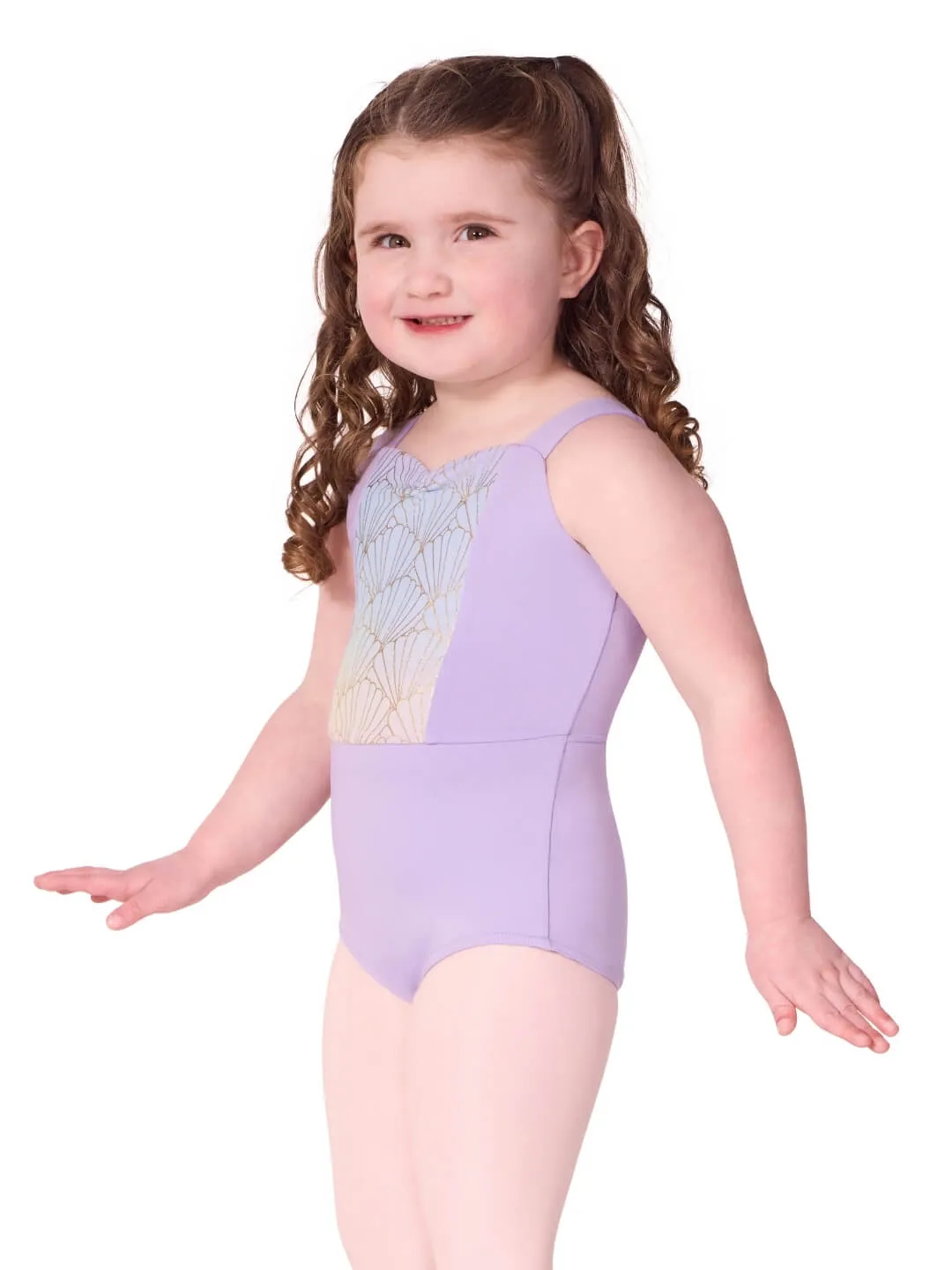 Capezio Sea Star Seashell Tank Ballettanzug Pink für Kinder