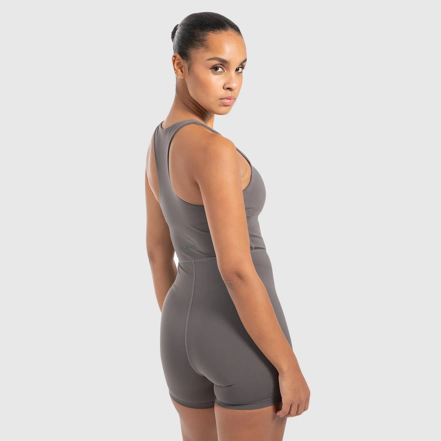 Smilodox Lunara Aleyna Jumpsuit Damen Schwarz elastisch
