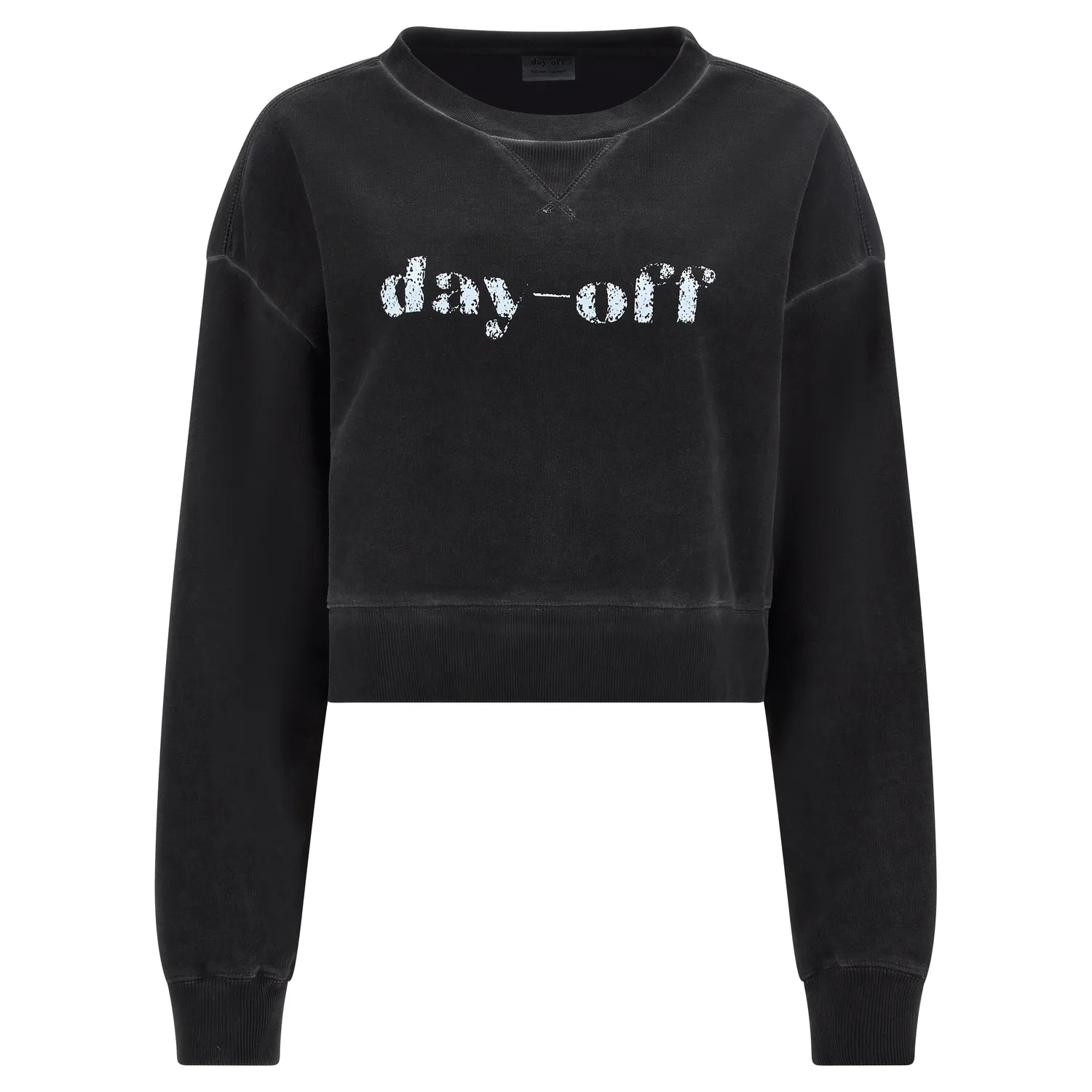 Freddy Day-Off Sweatshirt Cropped Cold Dyed Damen