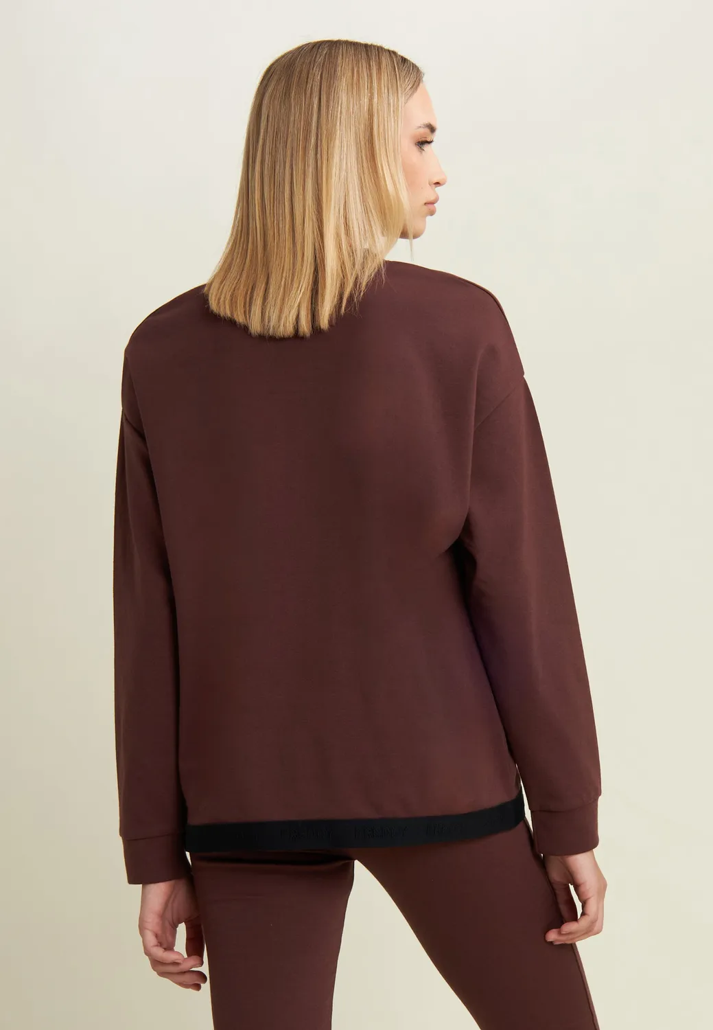 Freddy Sweatshirt Damen Schwarz Today Is Your Day
