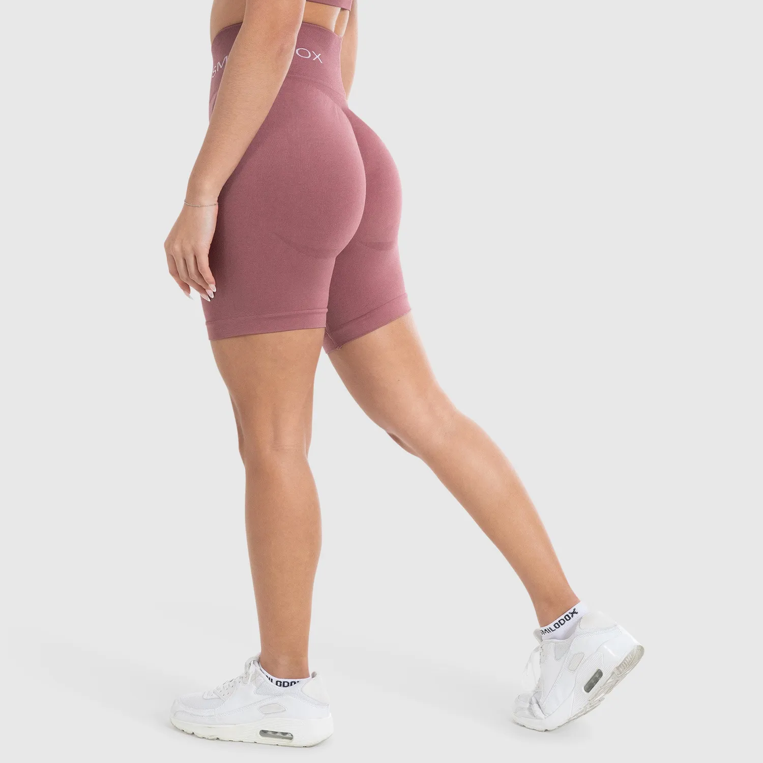 Smilodox Cetrina Scrunch Azura Shorts Damen Schwarz
