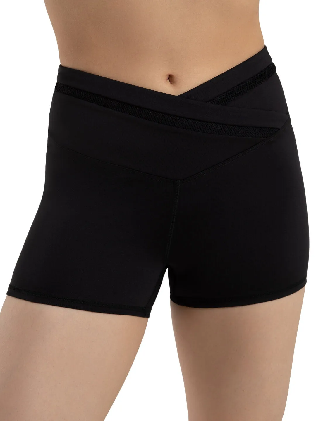 Capezio Class 12273W Seaboard Shorts Schwarz High-Waist