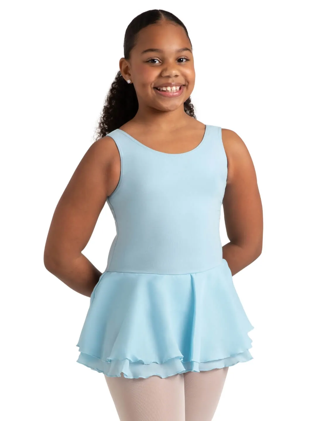 Capezio Classics CC877CD Tanzkleid Schwarz Doppelrock
