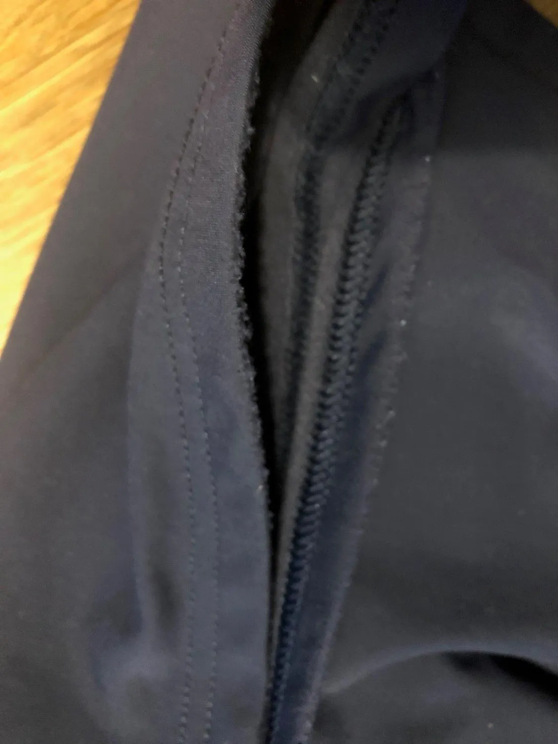 SPORTKIND Trainingshose lang schwarz Reiverschlusstaschen