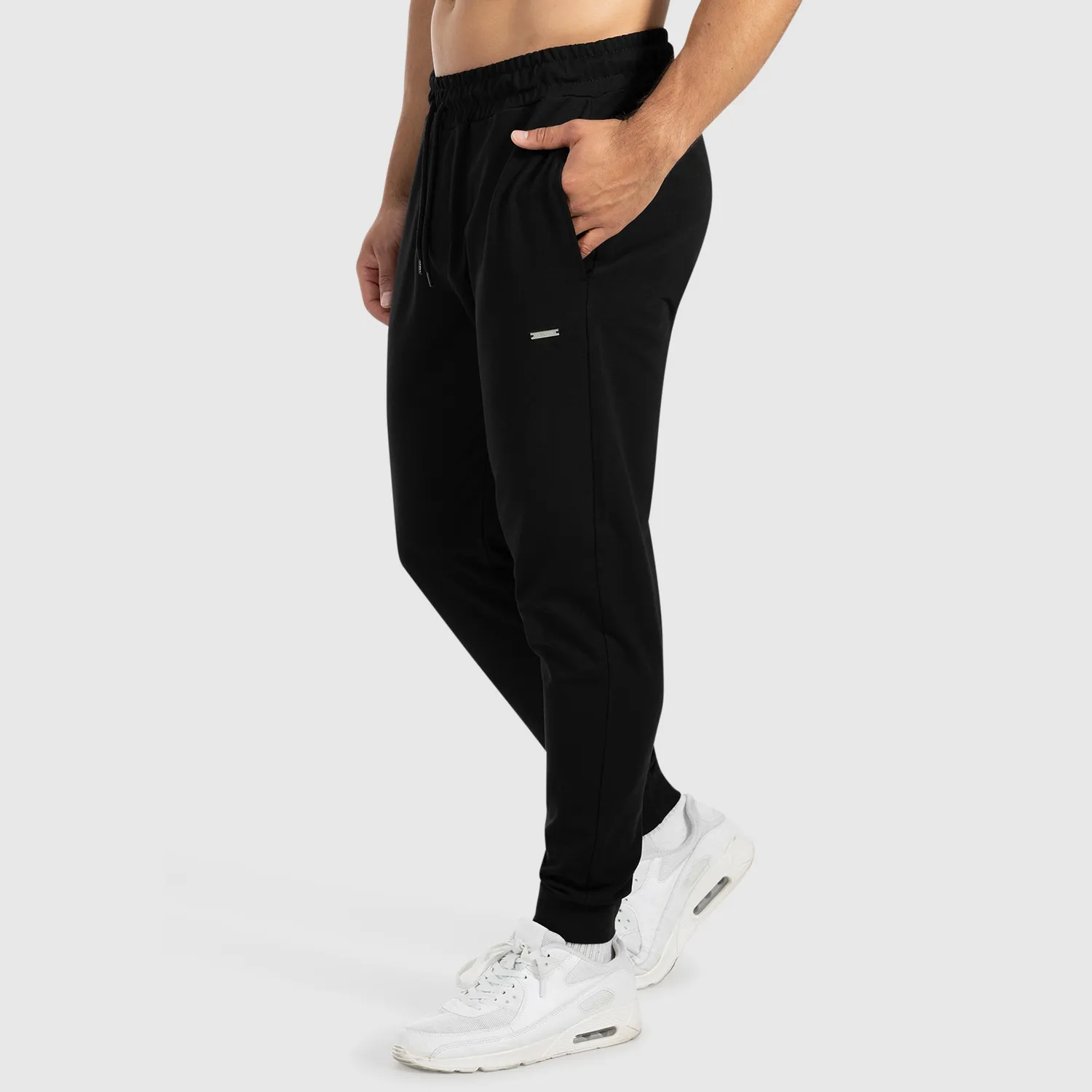 Smilodox Nilo Jogginghose Herren Schwarz Regular Fit