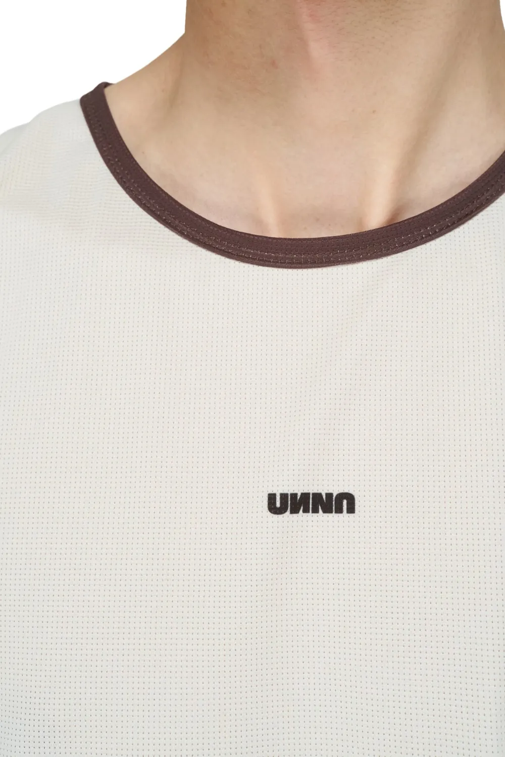 UNNA Light Tank Top Old White Stretch