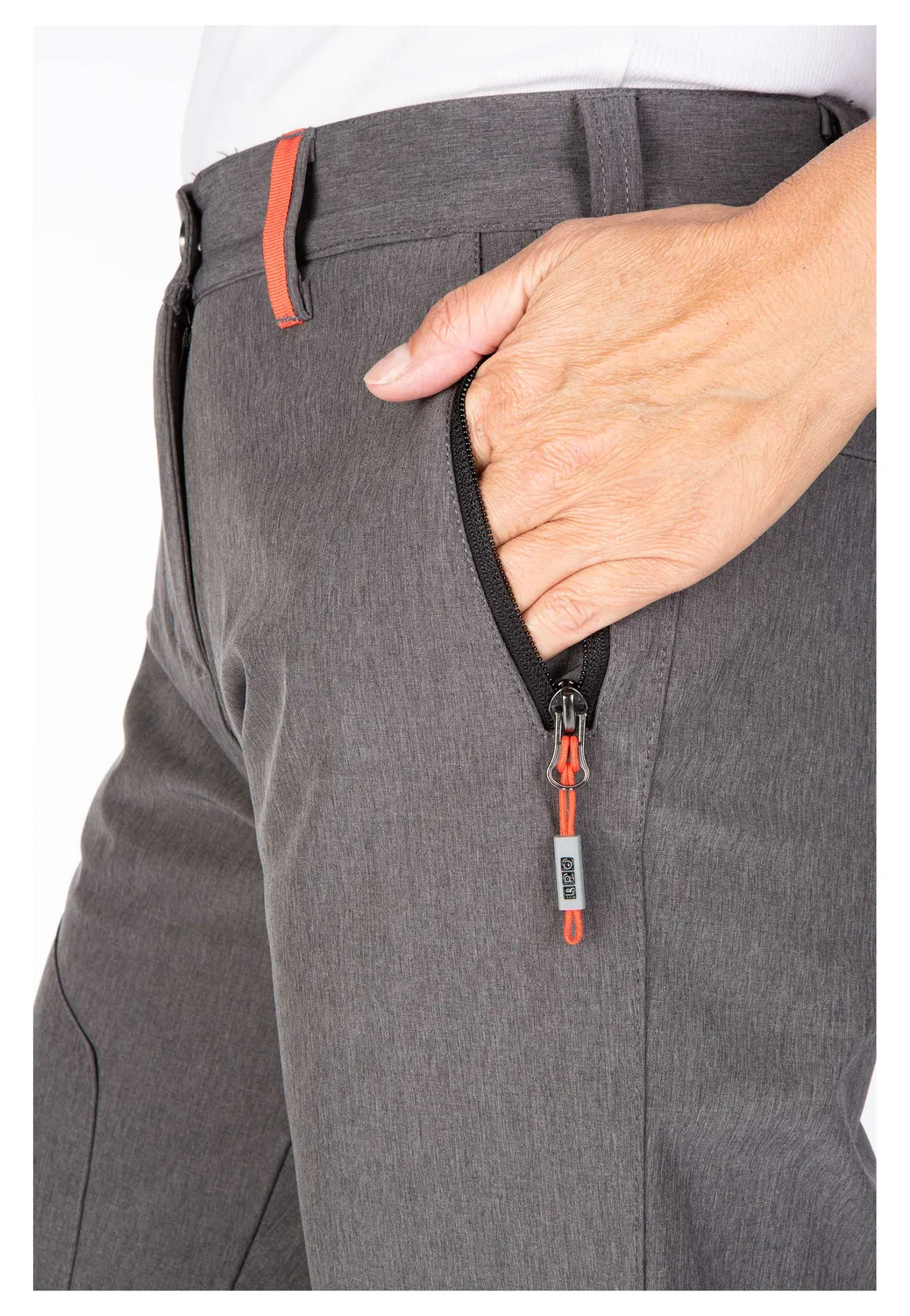 LPO Mary Softshellhose Damen grau winddicht