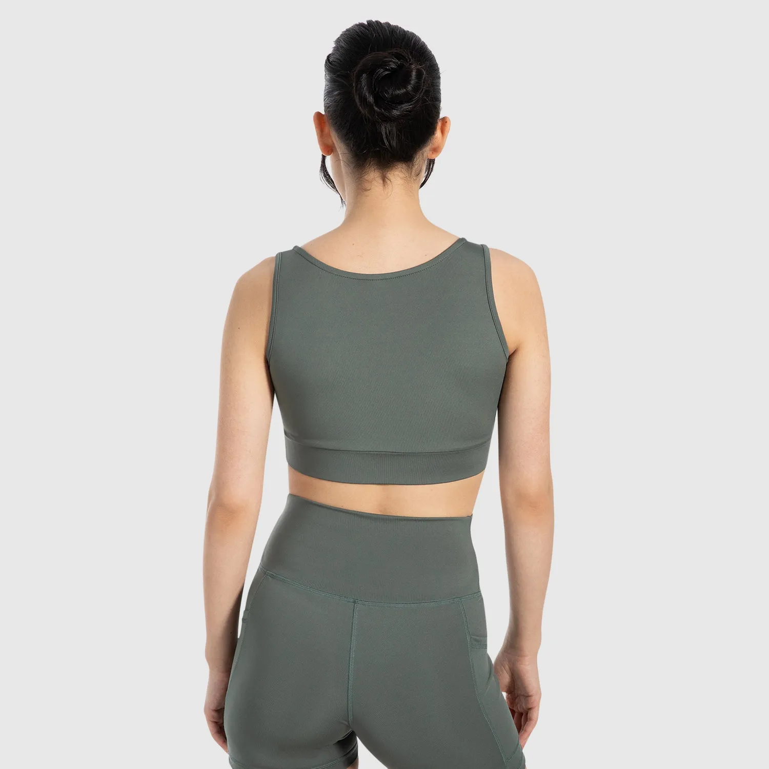 Smilodox Kathi Sport BH Damen Schwarz Frontreißverschluss