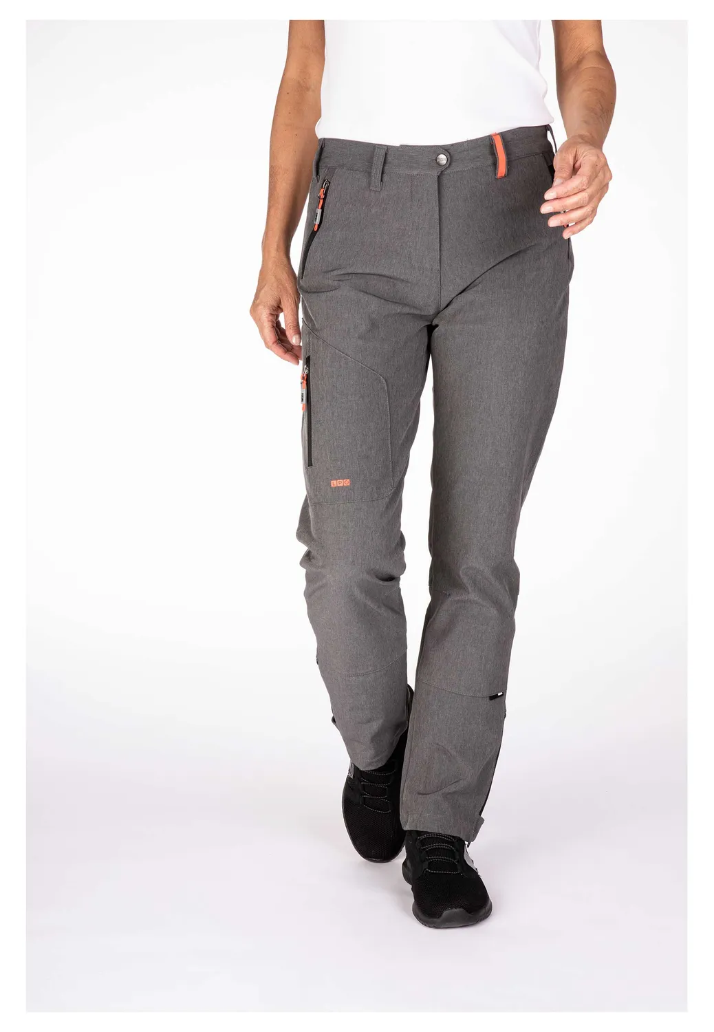 LPO Mary Softshellhose Damen grau winddicht