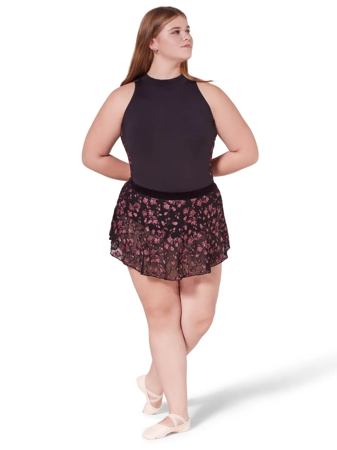Capezio F12406W Enchant Tanzrock Schwarz