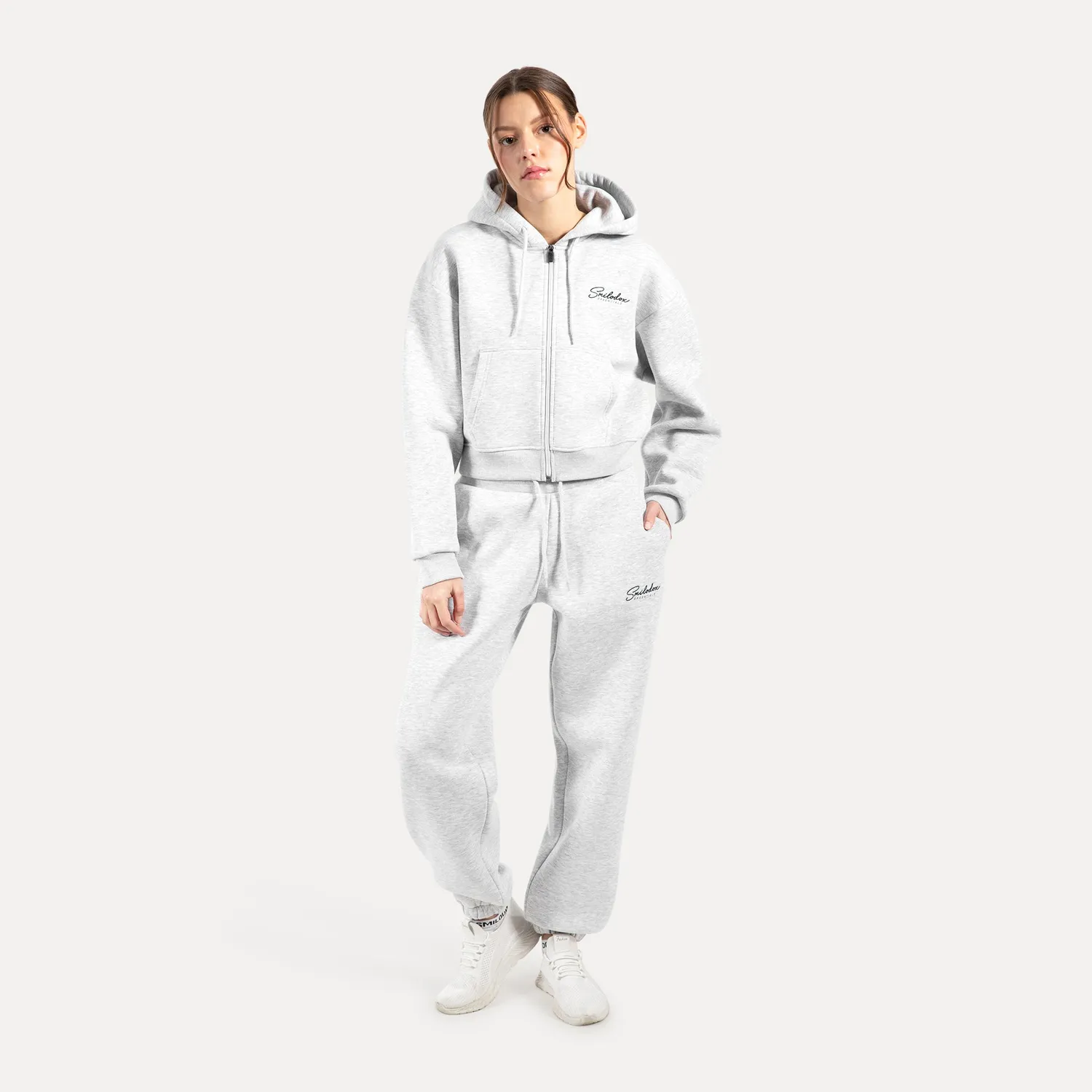 Smilodox Sorea Enara Jogginghose Schwarz Regular Fit