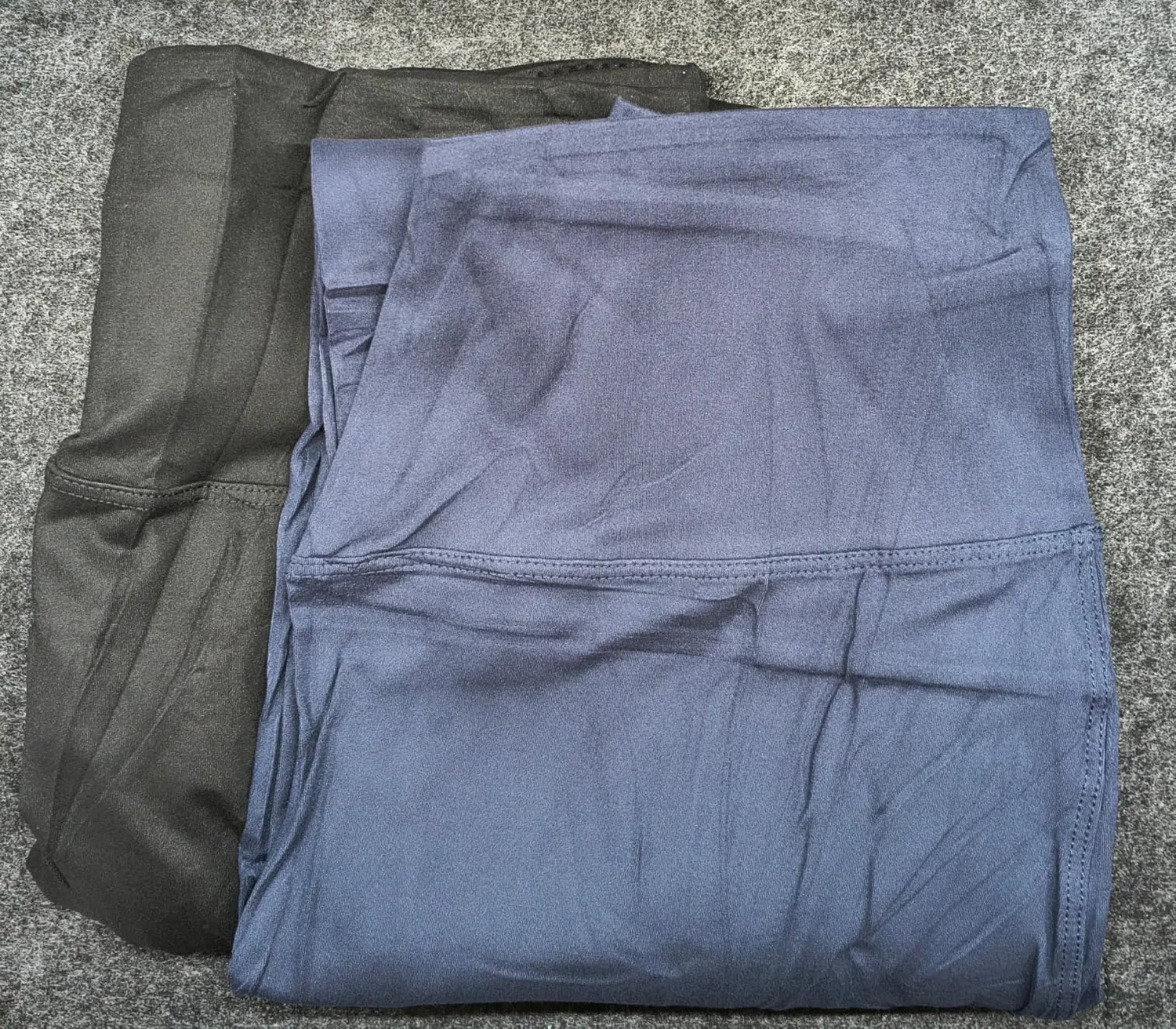 SINOPHANT High Waist Leggings Damen 2er Pack Schwarz blickdicht