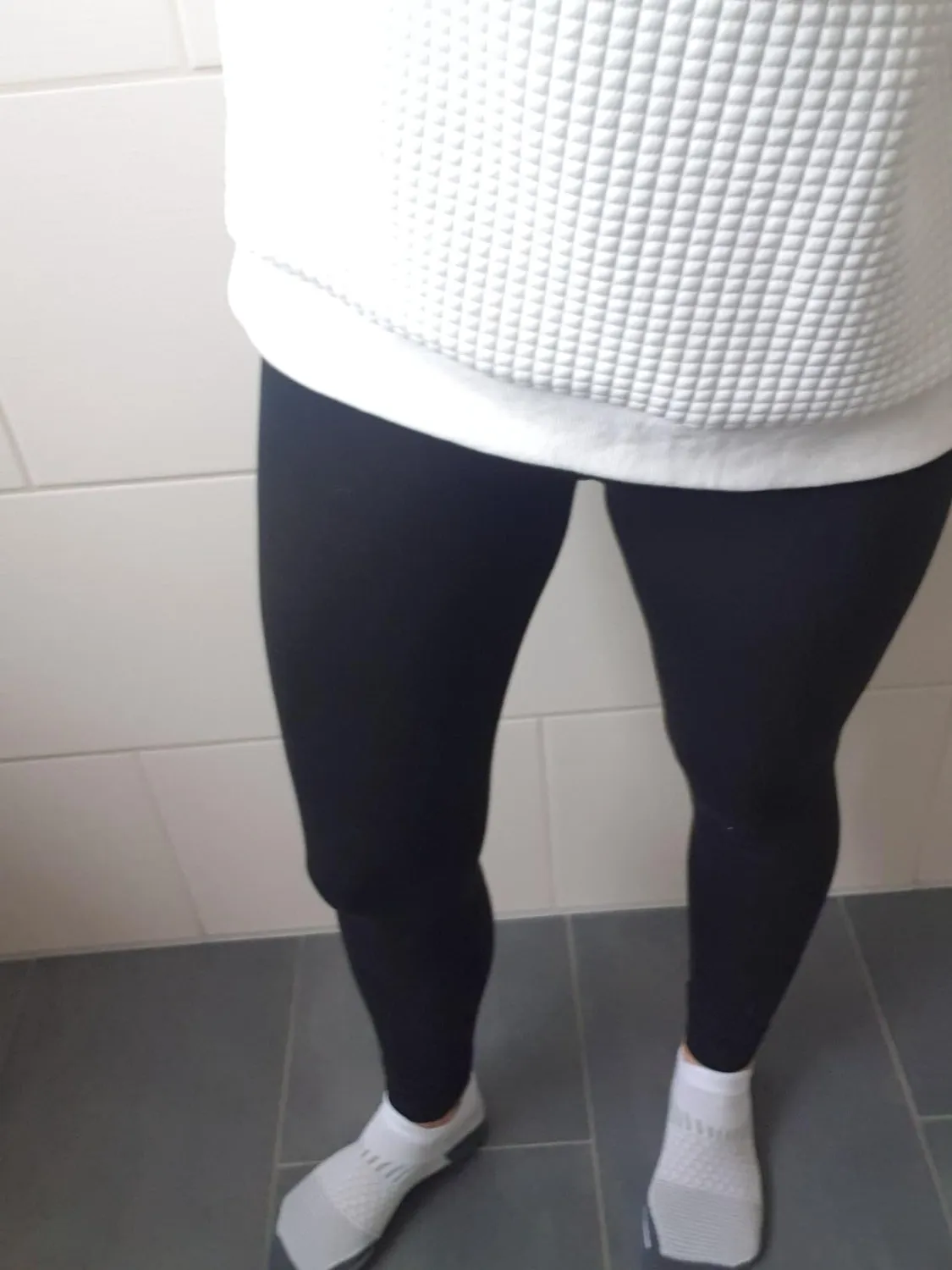 SINOPHANT Leggings High Waist Schwarz 3er blickdicht