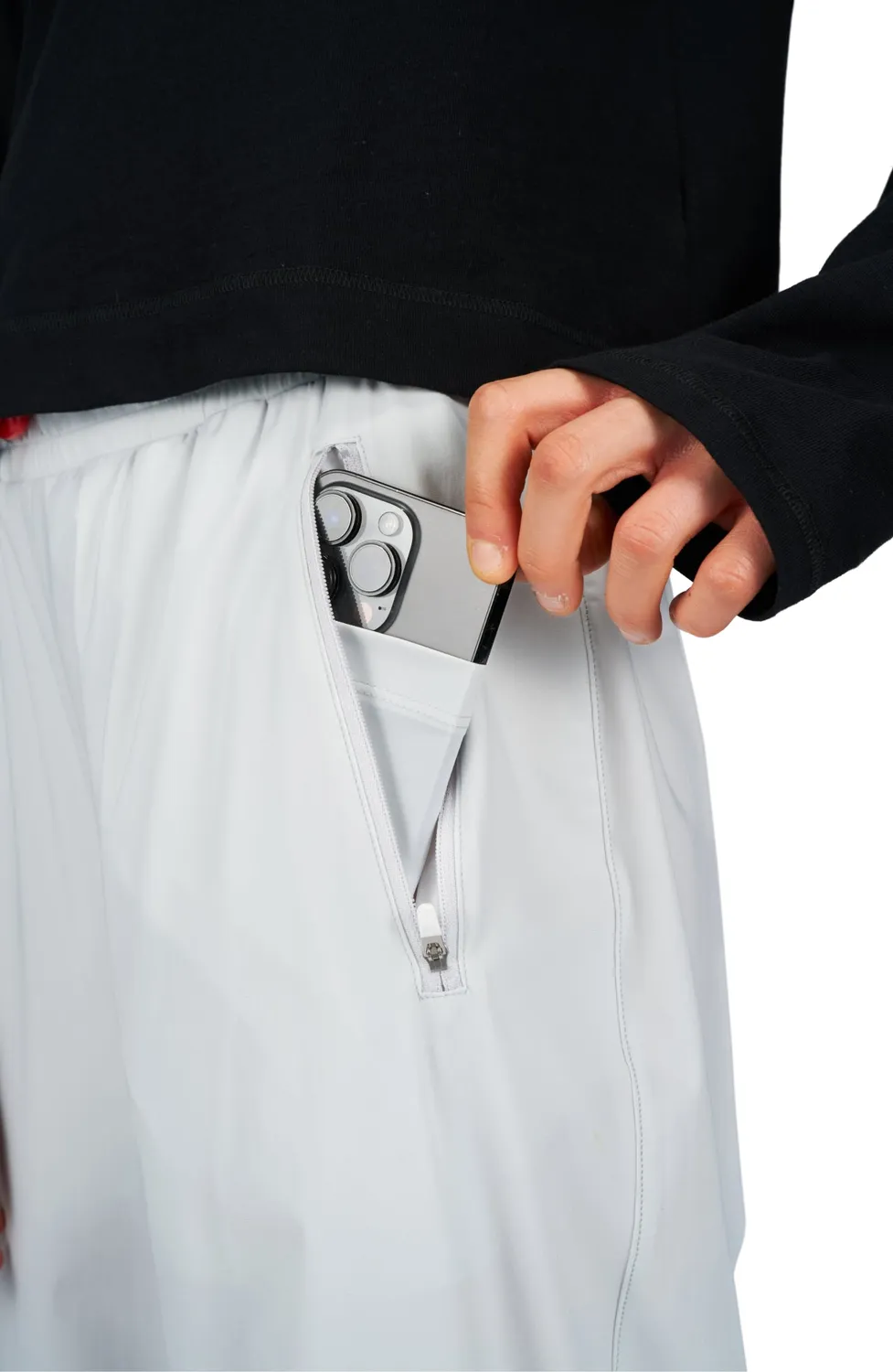 UNNA Everywhere Pants Wide W Laufhose Ghost White weit