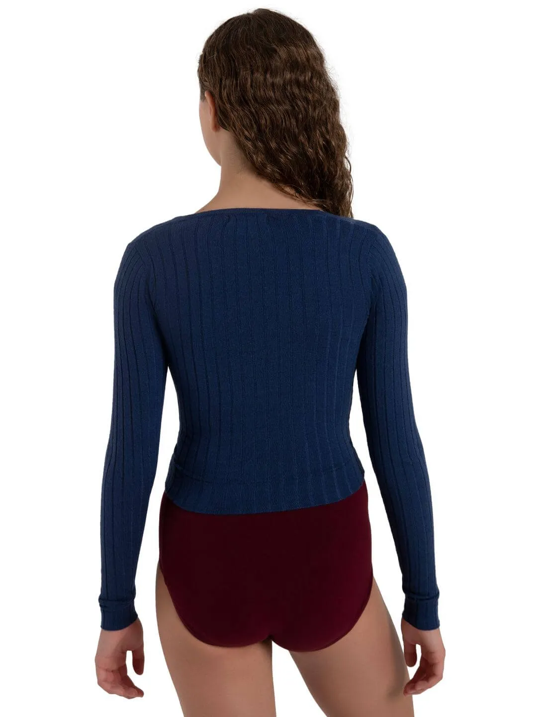 Capezio Harmonie CK11002WD Crossover Pullover Schwarz Langarm