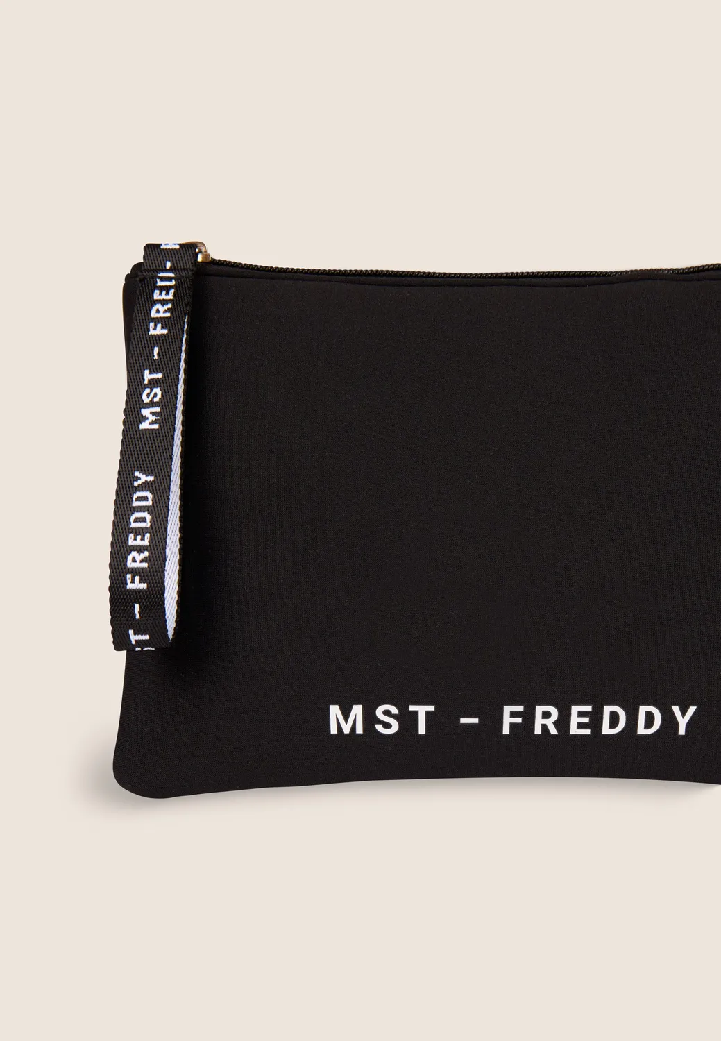 Freddy Clutch Neopren Zip Logo schwarz 23,5 cm uni