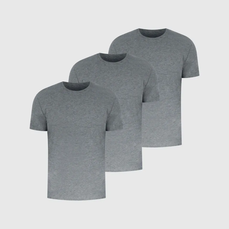 Smilodox Karry T-Shirt Herren 3er Pack Baumwolle