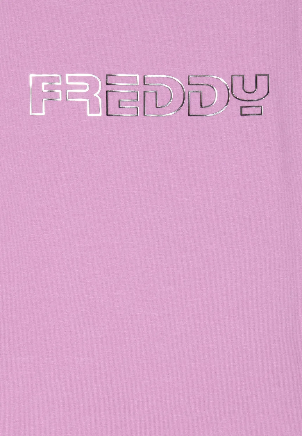 Freddy Kinder T-Shirt lila Silber-Logo
