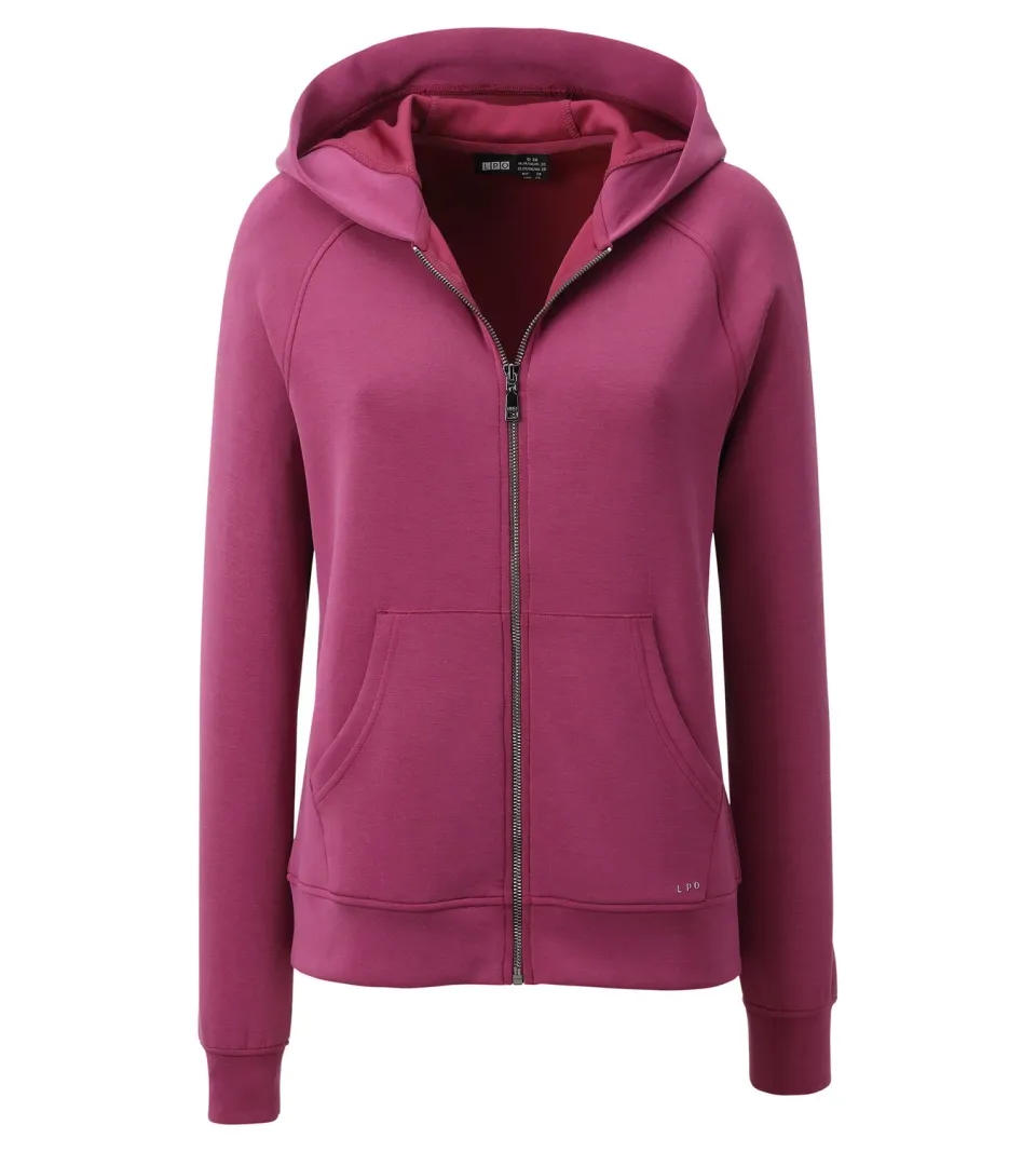 LPO Alea Sweatjacke lila mit Kapuze