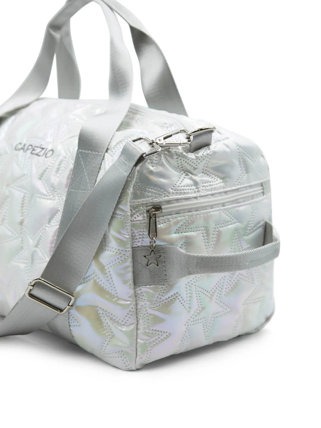 Capezio Street Style B323 Travel Duffle Metallic Silber wasserdicht
