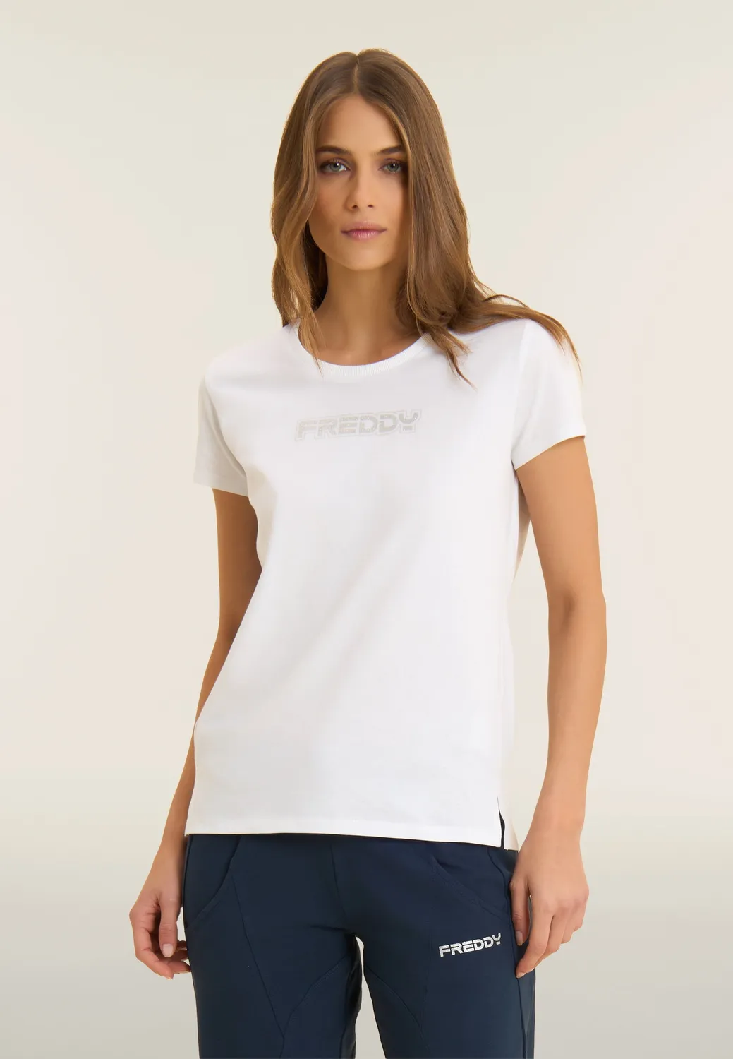 Freddy Damen Set T-Shirt Hose Mediterranea Black