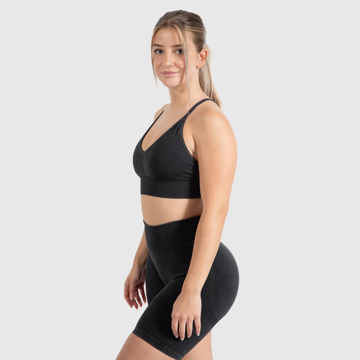 Smilodox Vera Scrunch Sport-BH Damen Batik