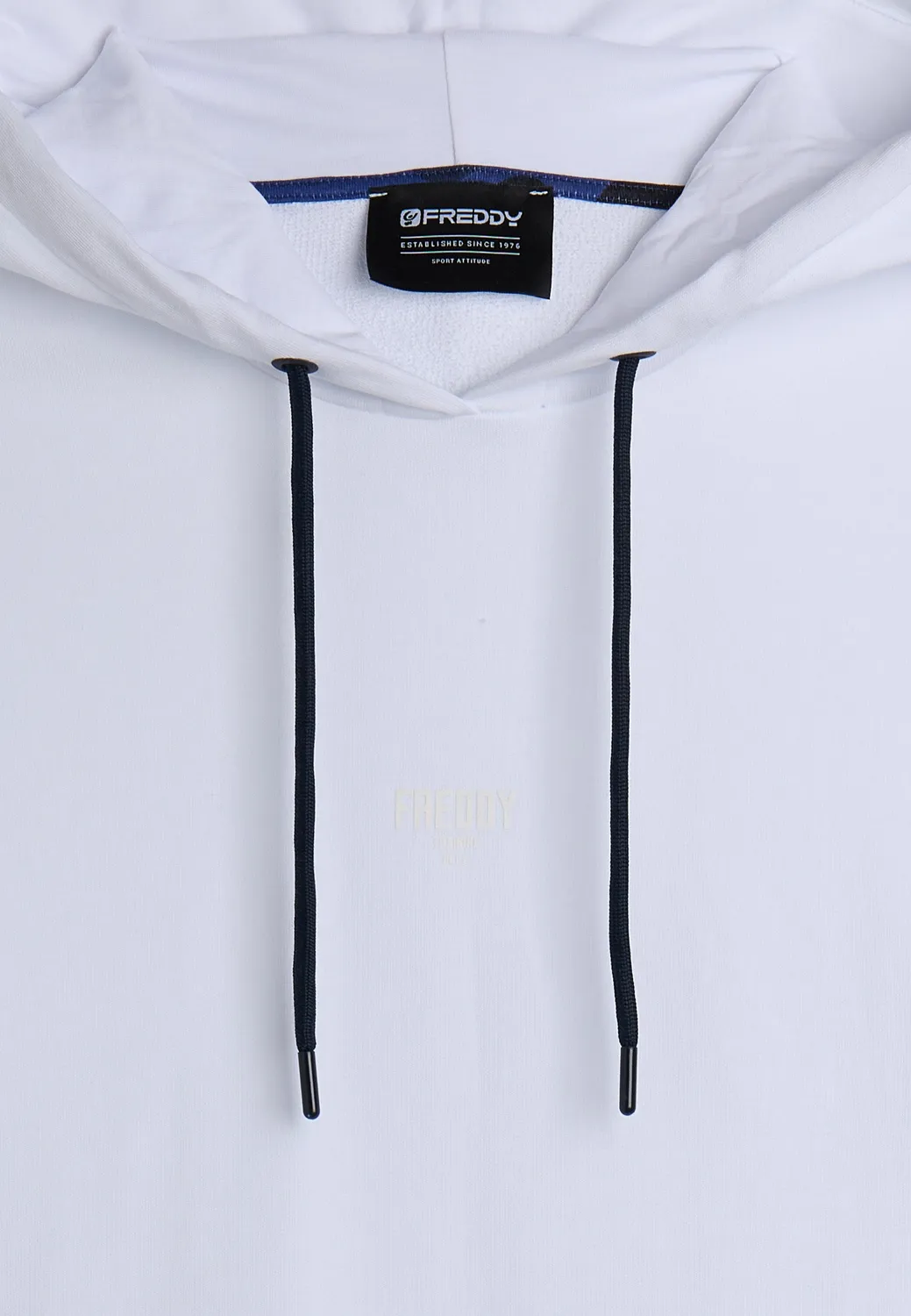 Freddy Comfort Hoodie Kapuzenpulli Weiß Baumwolle