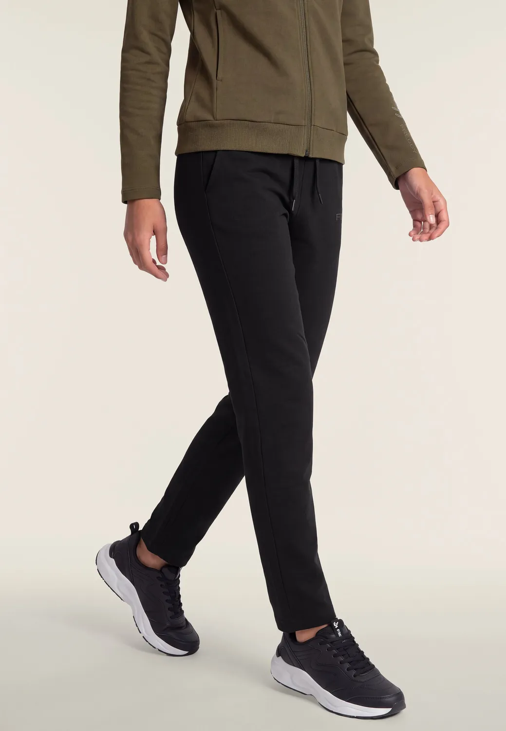 Freddy Trainingsanzug Mauve Wine-Black Baumwolle