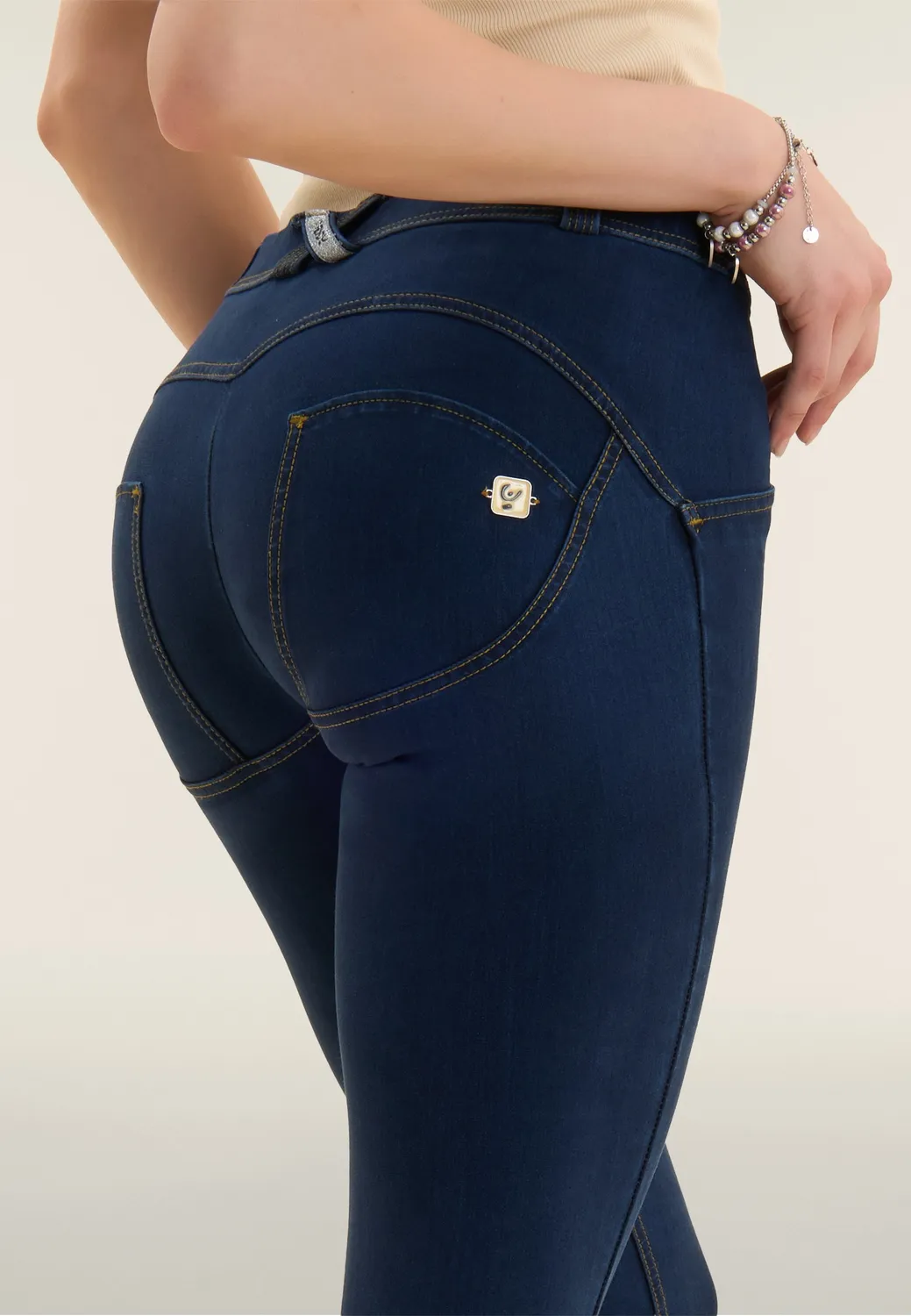 Freddy WR.UP Push-up Hose Dark Jeans Denim-Look