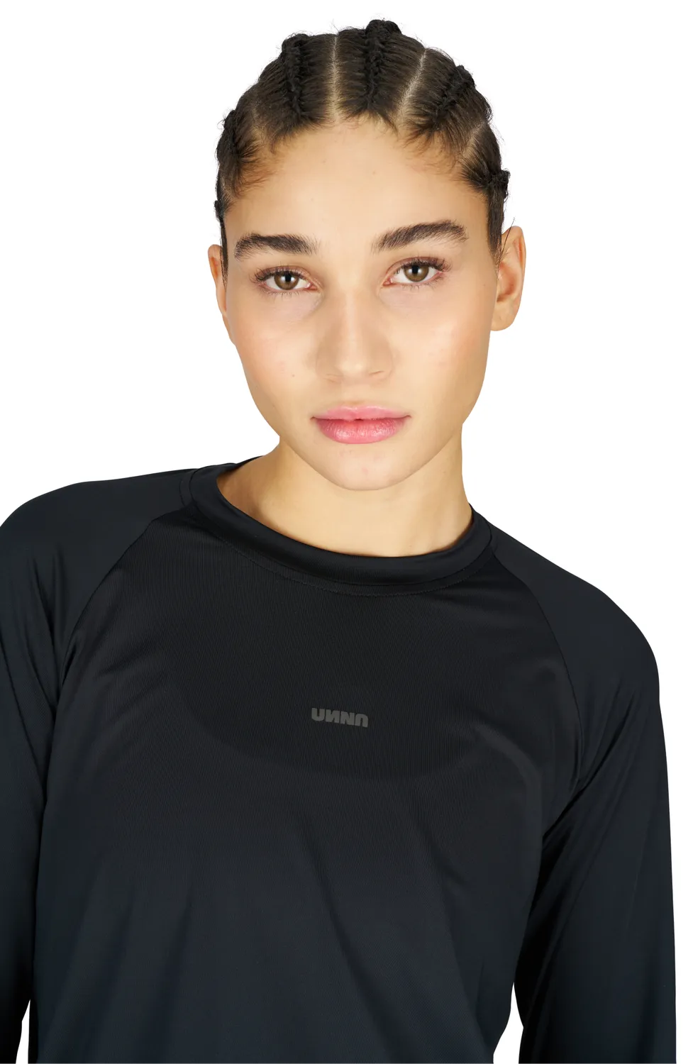 UNNA Shiny Long Sleeve W Laufshirt Damen Schwarz