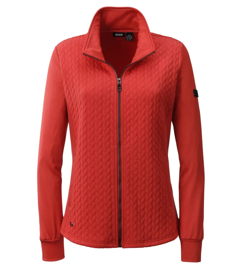 LPO Simona Fleecejacke Damen rot 3D-Fleece