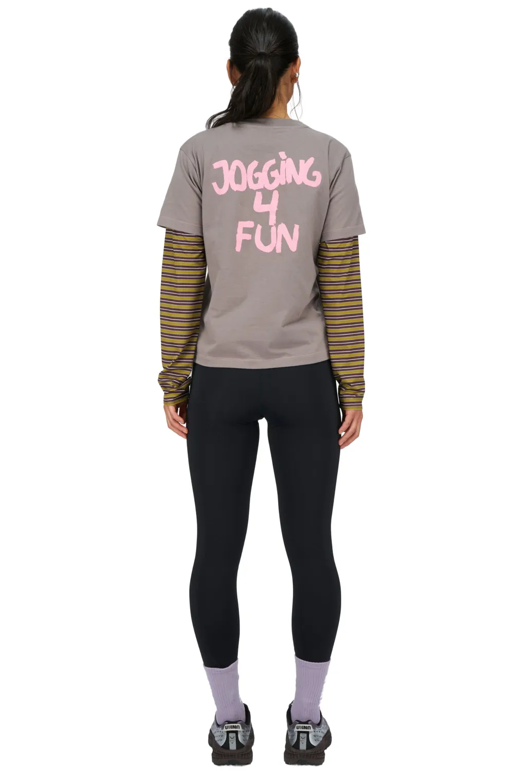 UNNA Jogging 4 Fun Tee W T-Shirt Steel Grey