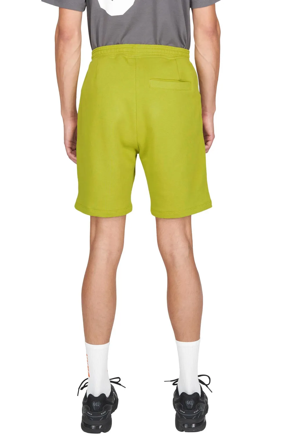 UNNA Slow Motion Shorts grün Baumwolle Herren