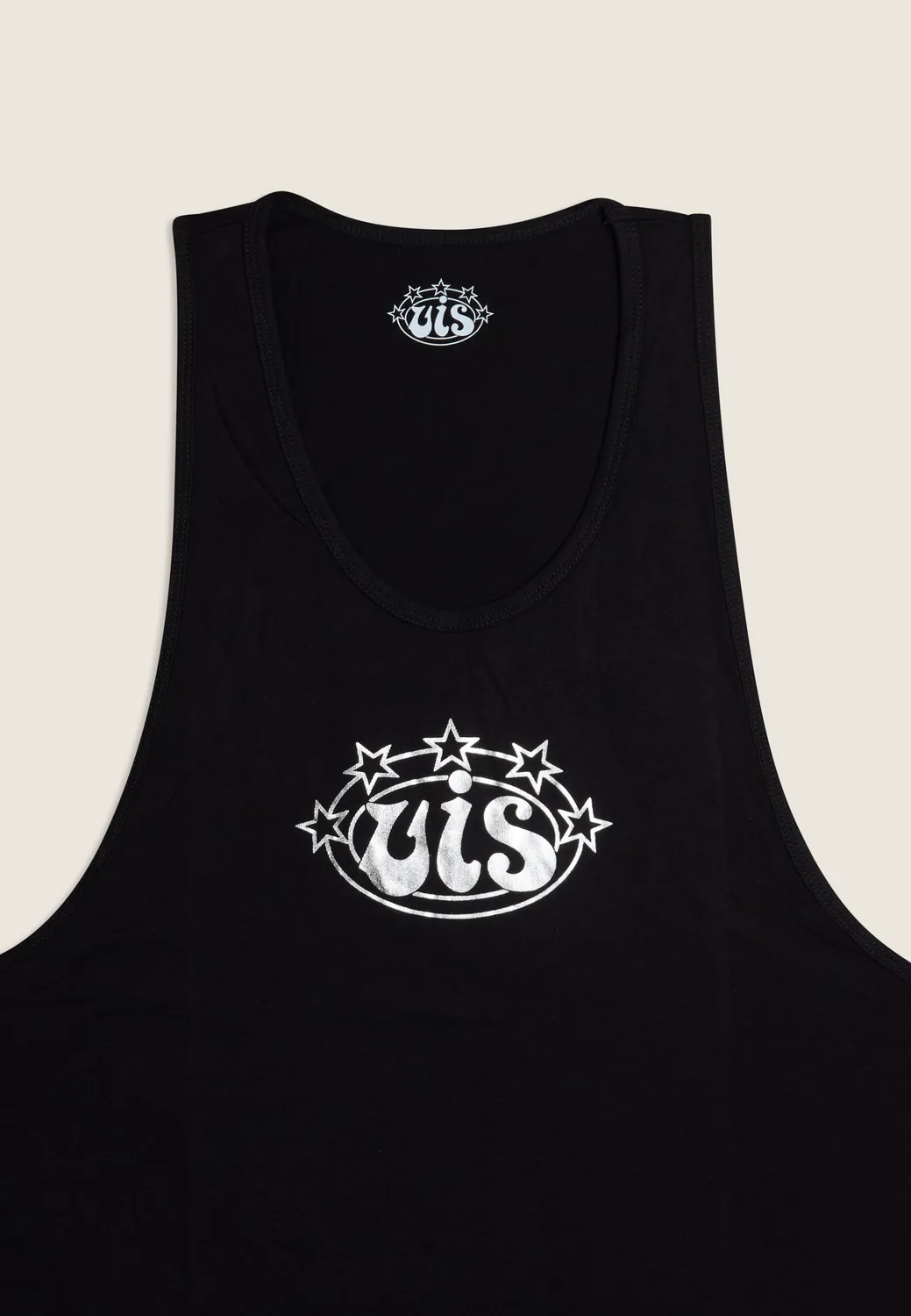 Freddy VIS Tanktop Nero-Silver Baumwolle Regular