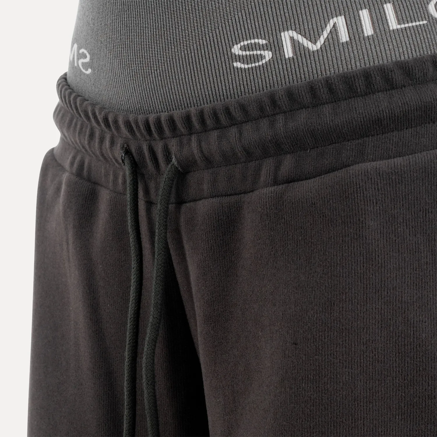 Smilodox Yelin Jogginghose Damen Schwarz weites Bein