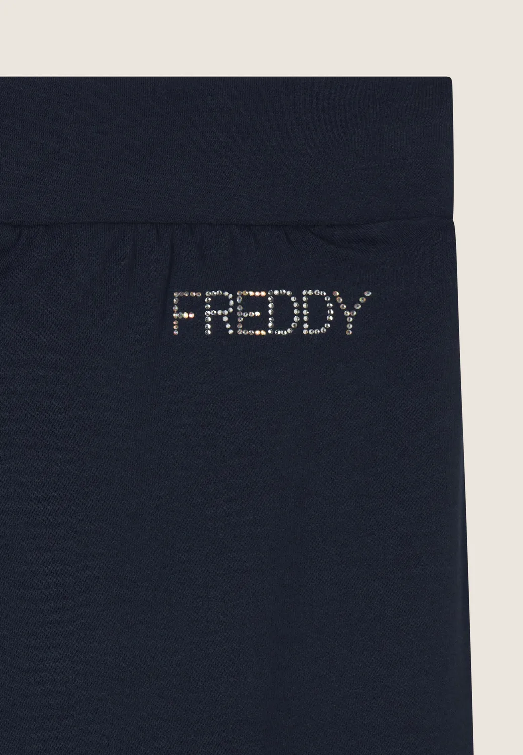 Freddy Comfort Fit Hose gerade schwarz Strass