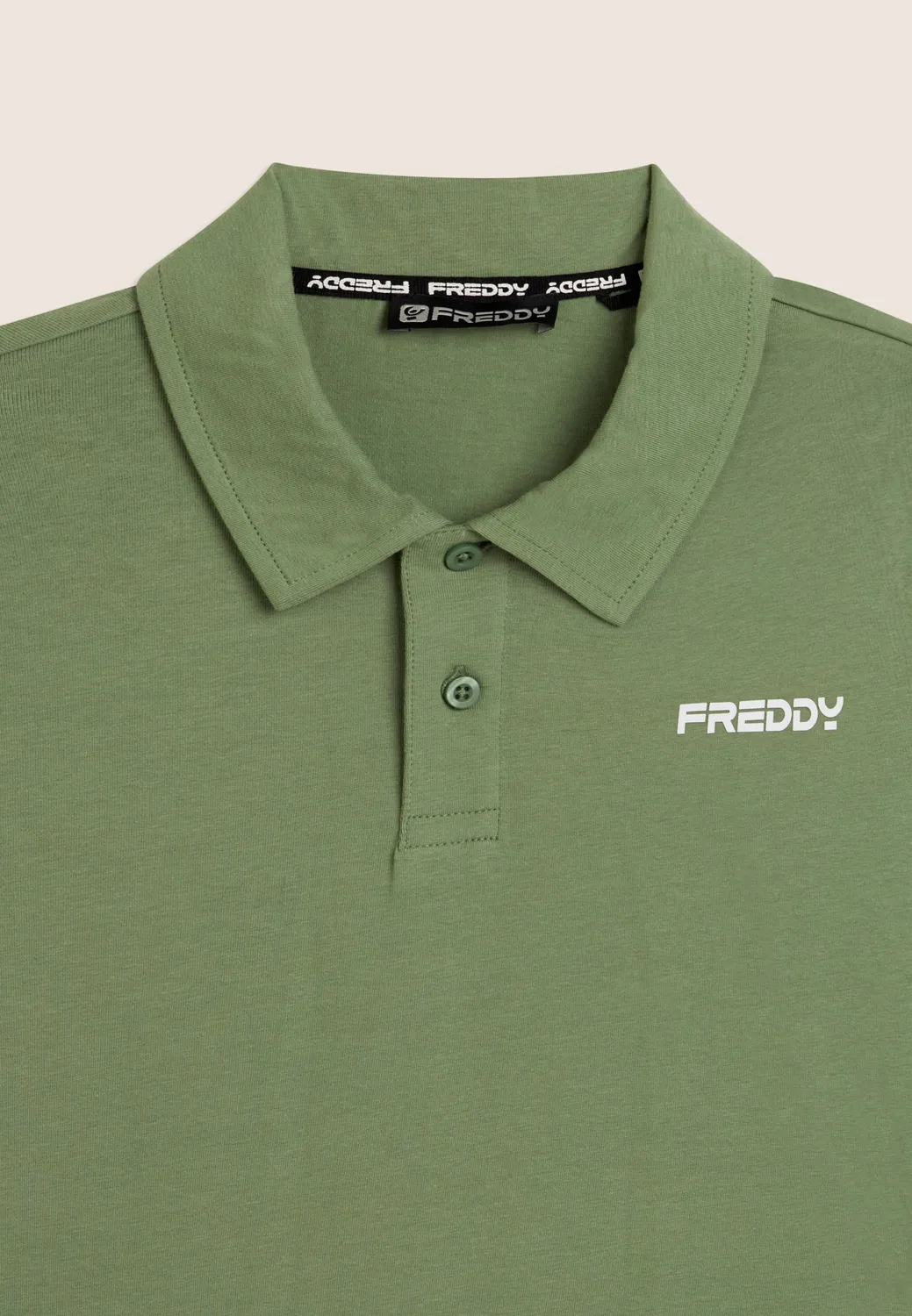 Freddy Heavy Jersey Polo Stretch Logo Regular Fit