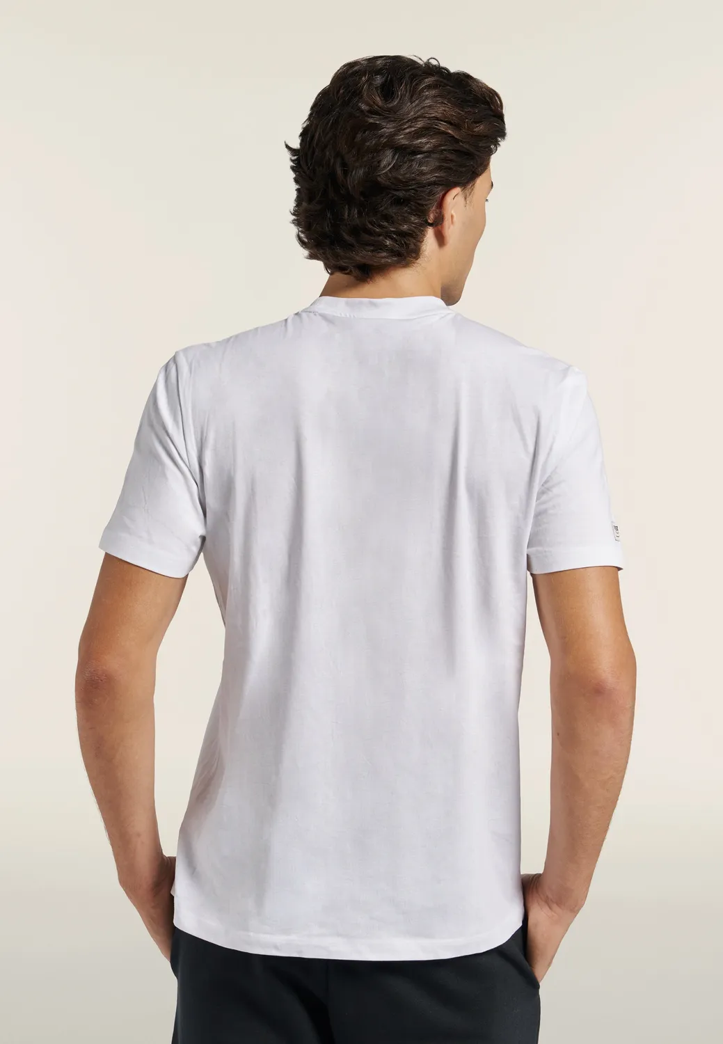 Freddy T-Shirt Herren Baumwolle Schwarz Stickerei