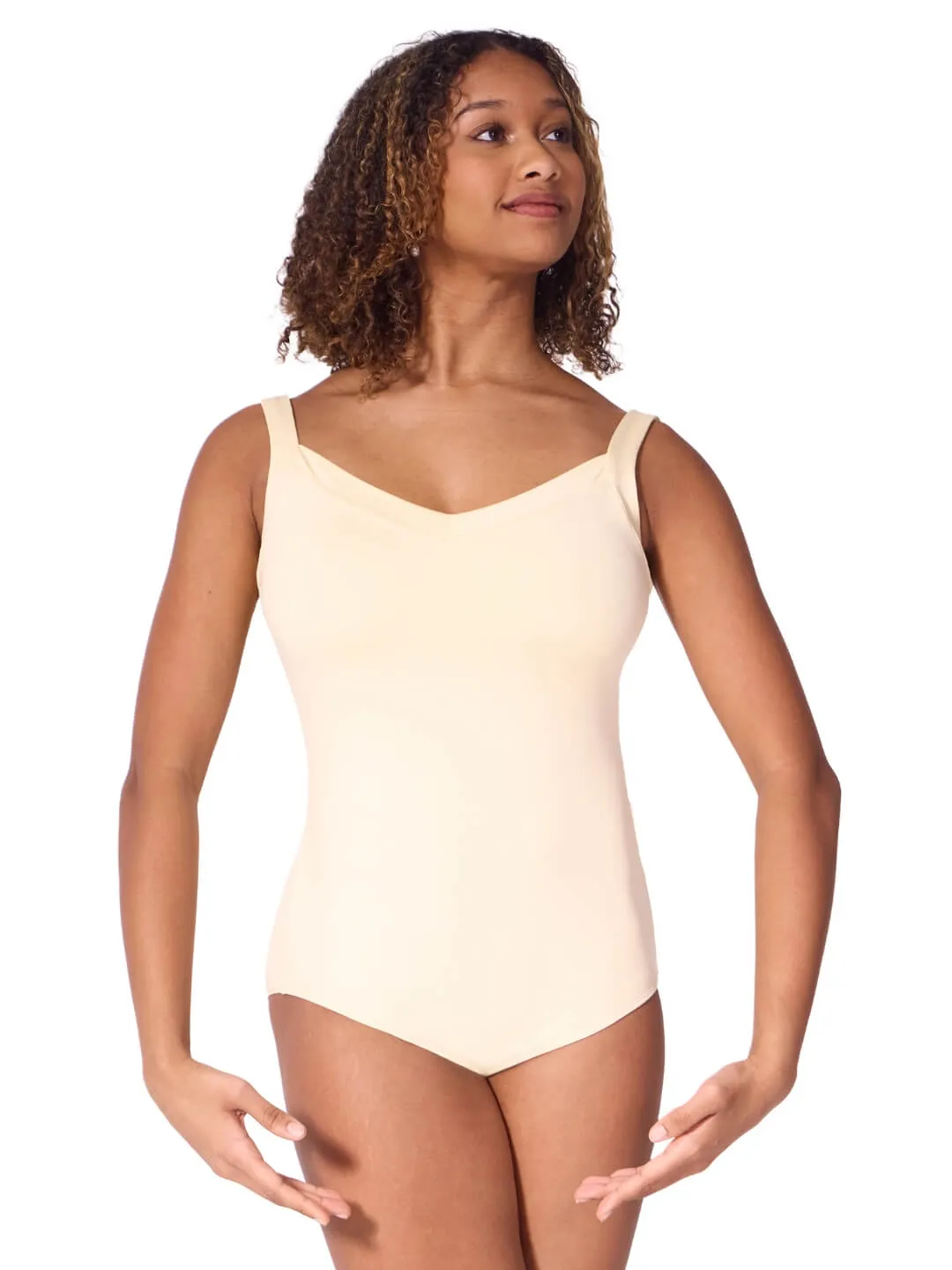 Capezio Dreamy F12602W Tank-Trikot V-Ausschnitt Reminiscence